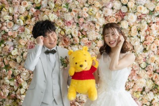  屋内庭園とハウススタジオで和洋撮影