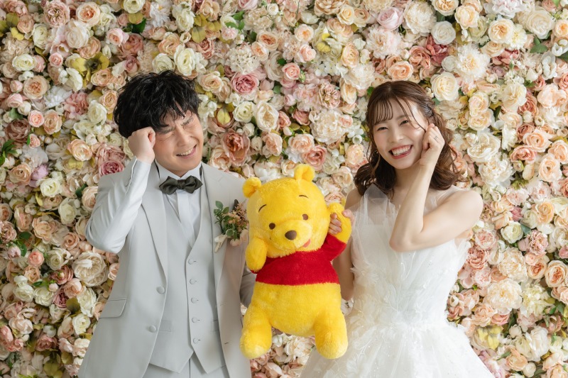 屋内庭園とハウススタジオで和洋撮影