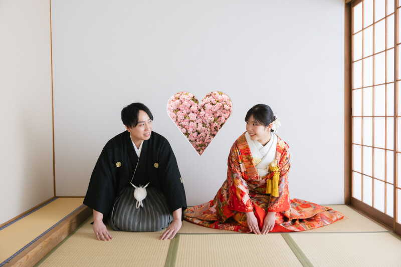 ハートを挟んで❤︎