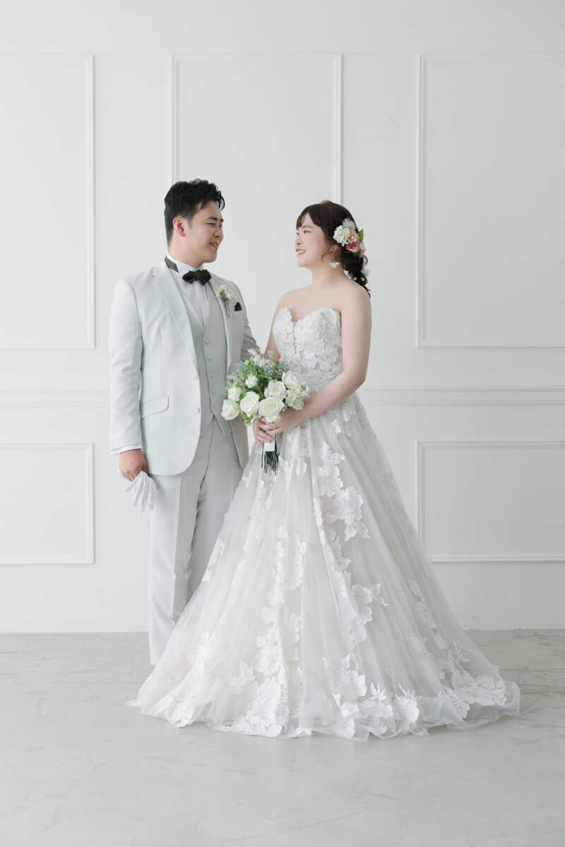 きちんとしたポーズも