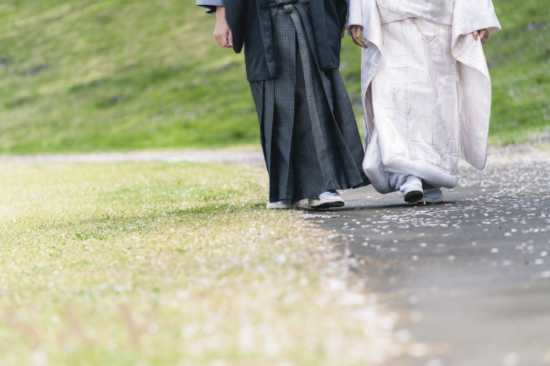 定番の足元ショット！