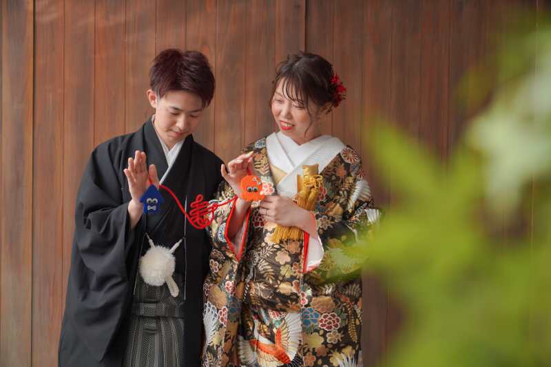 和装も洋装もお二人らしく！