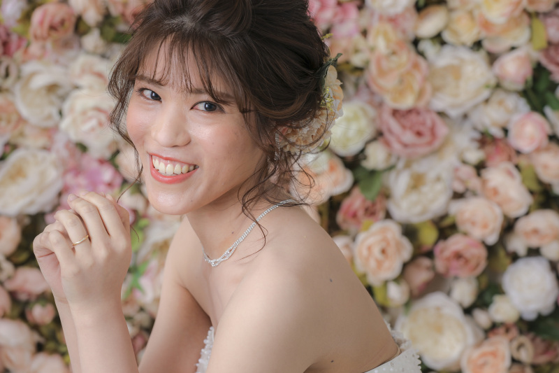 新婦さんのこの笑顔