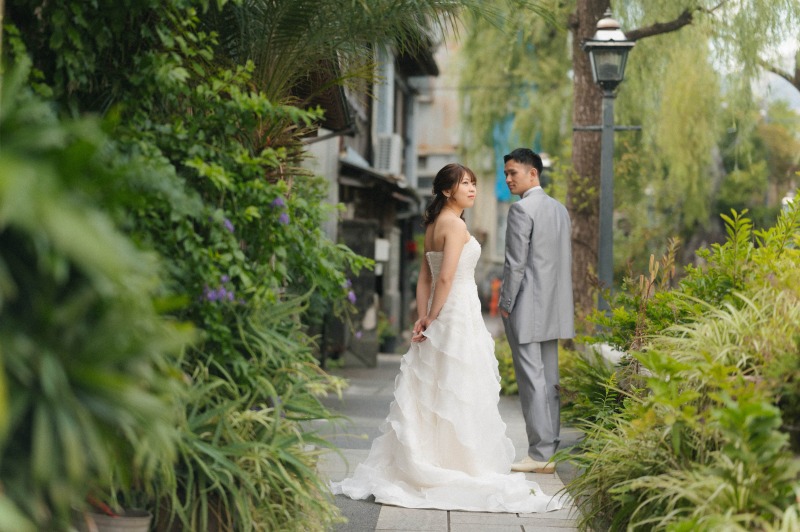 緑の綺麗な道もありますよ！