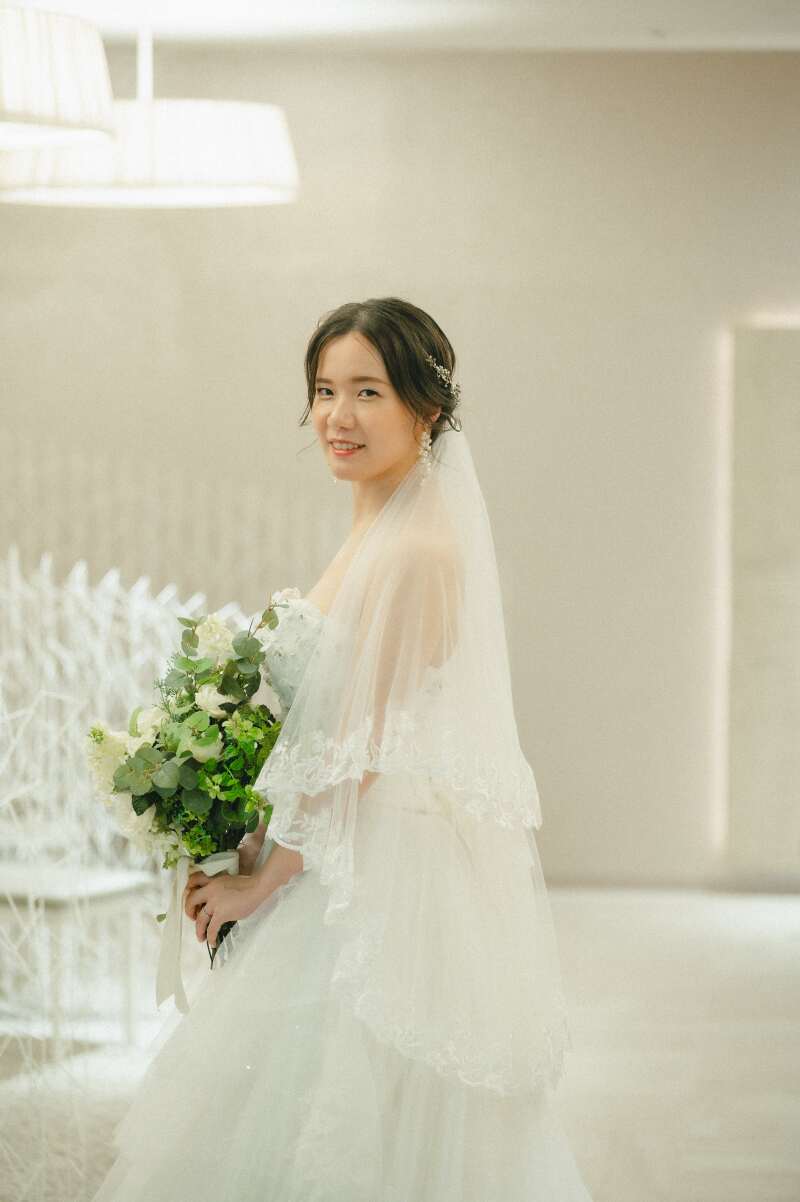 新婦様のソロショットも一枚!