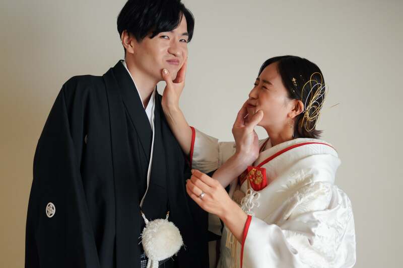 ちょっとふざけて。