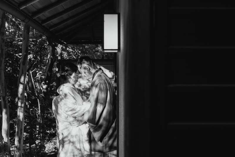 モノクロの写真も