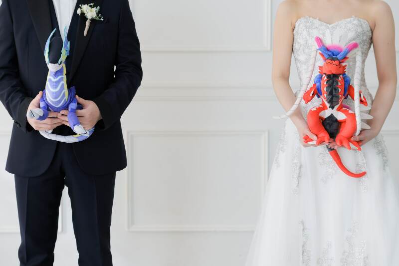 ぬいぐるみと一緒に！