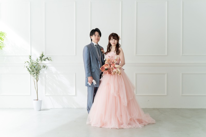 フォーマルな立ち姿から