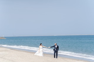 自然に囲まれた撮影