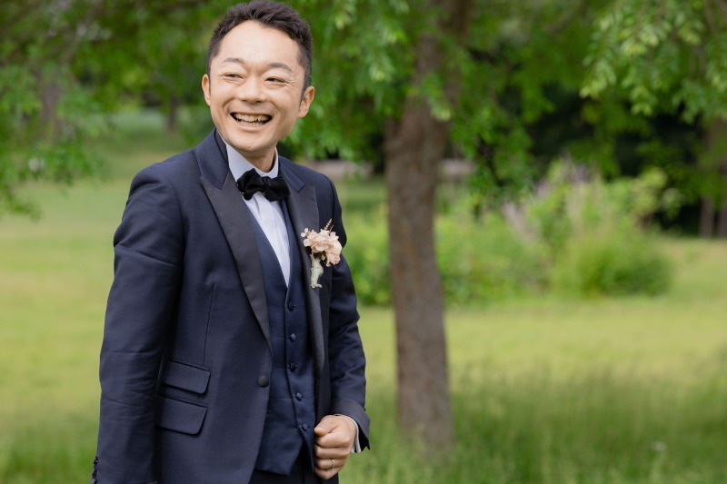 新郎様のソロカット