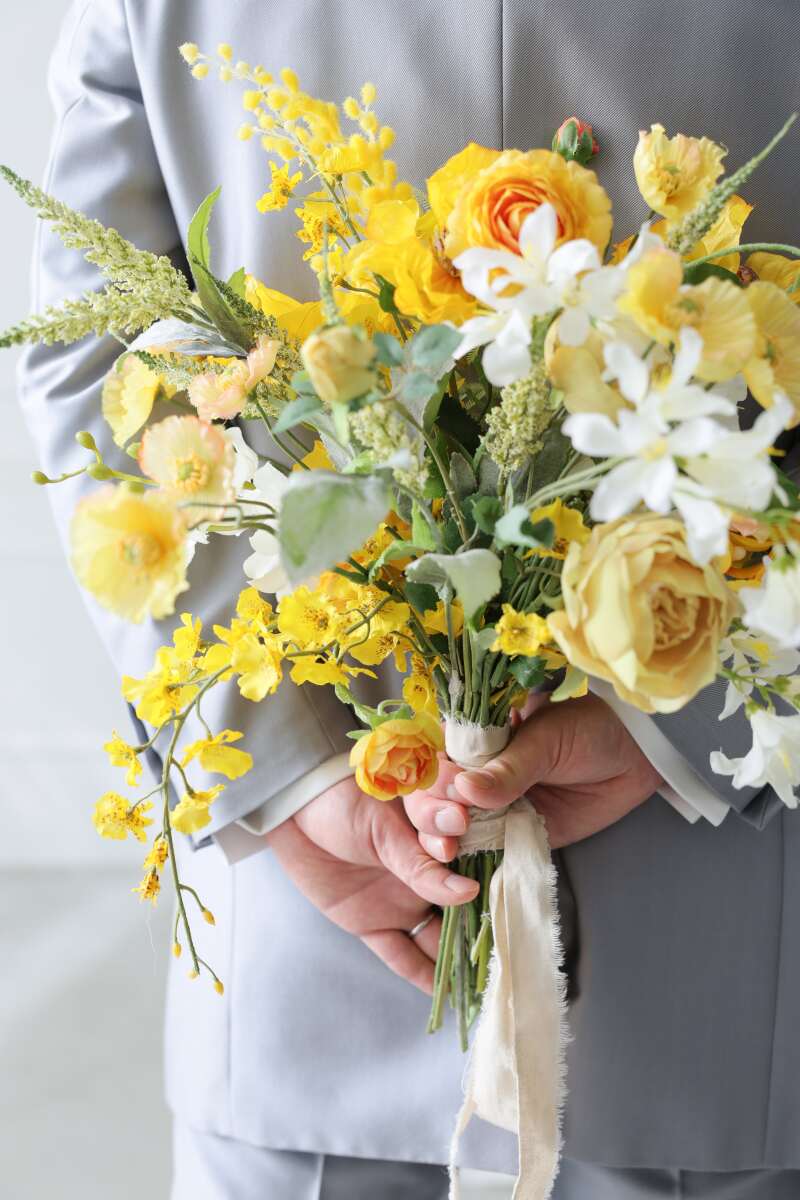 お二人の撮影スタートです。