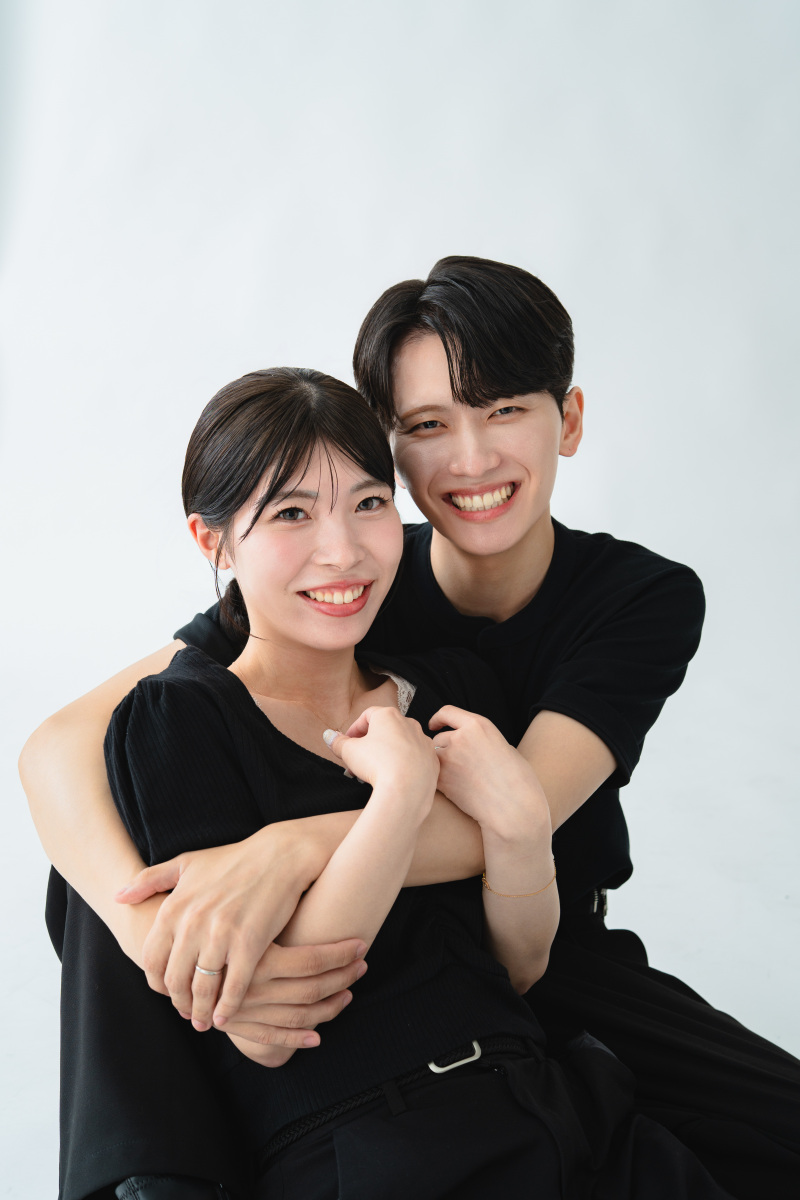 最後は、、ぎゅっと。