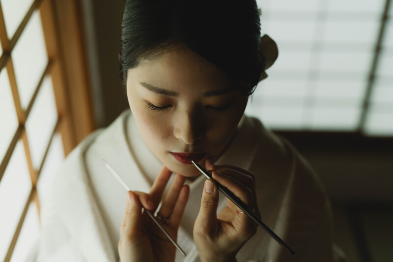 白無垢にチェンジして