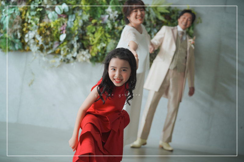 ご両親の表情がいいんです！