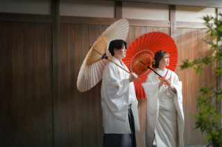 屋内庭園スタジオにて