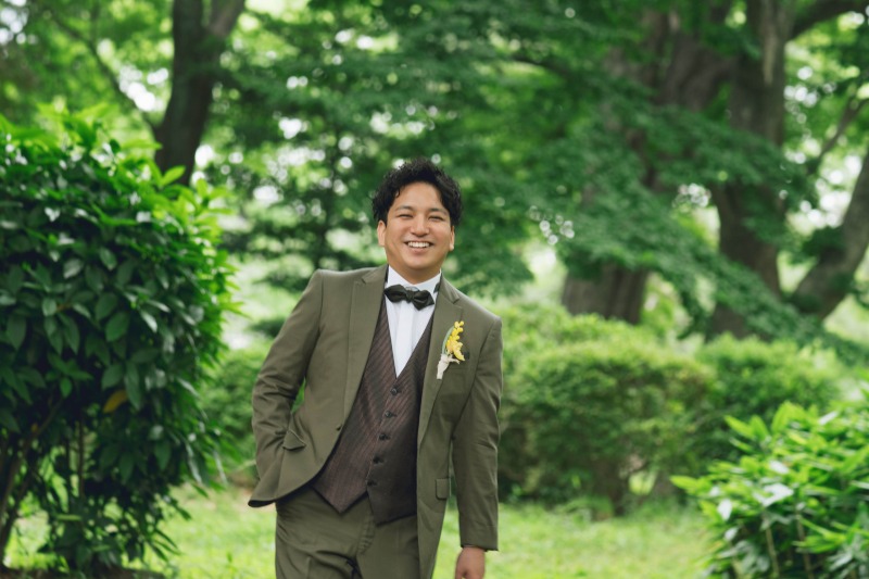 ご新郎様のソロカット