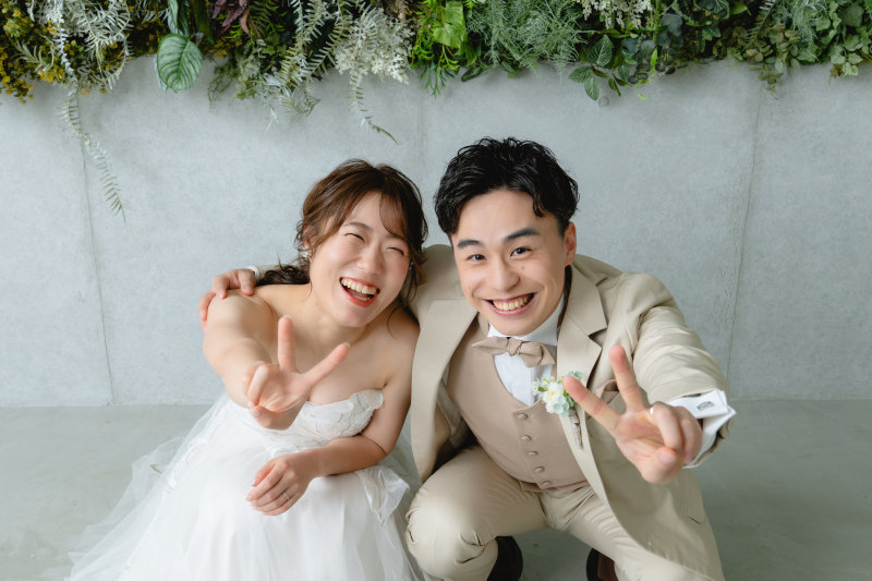 カメラに向かって