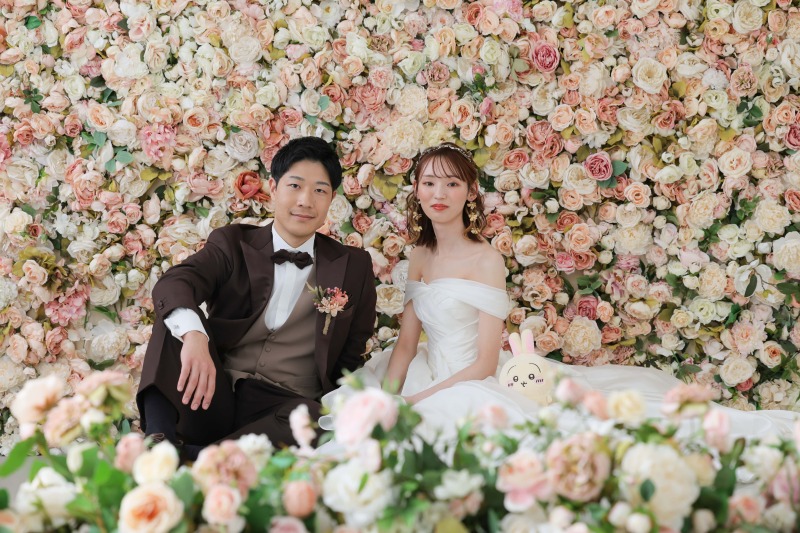 和装も洋装もお二人らしく