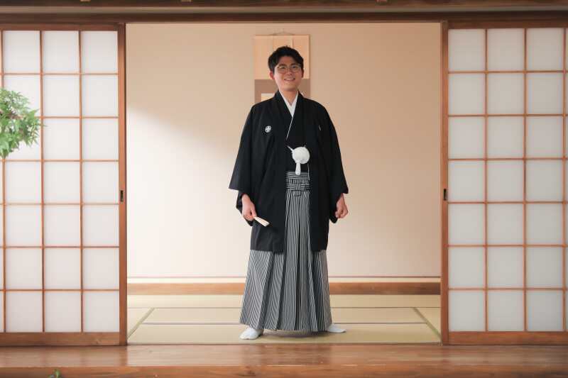 ご新郎様の立ち姿