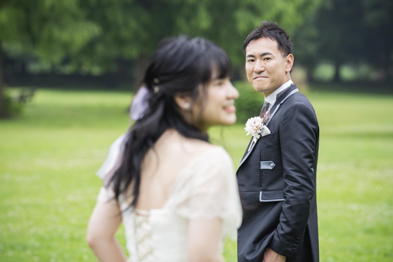 ご新郎様の目線