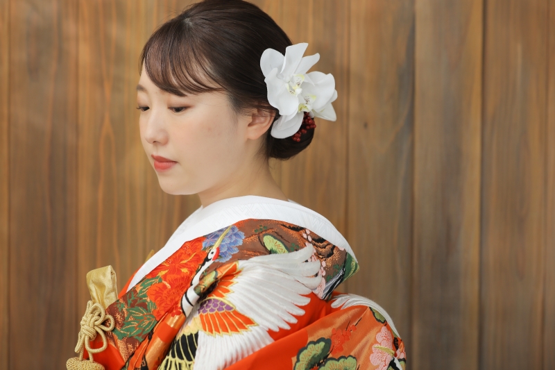 ご新婦様の横顔にうっとり、、