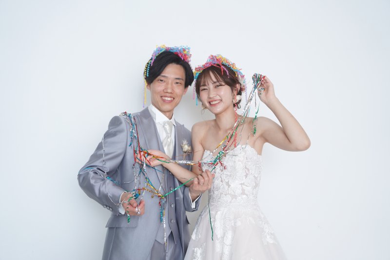 最後はお二人のかわいいカットで締めました！