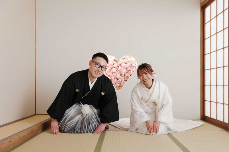 お辞儀ショット