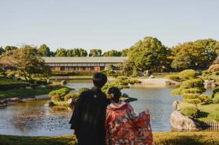 花田苑での撮影