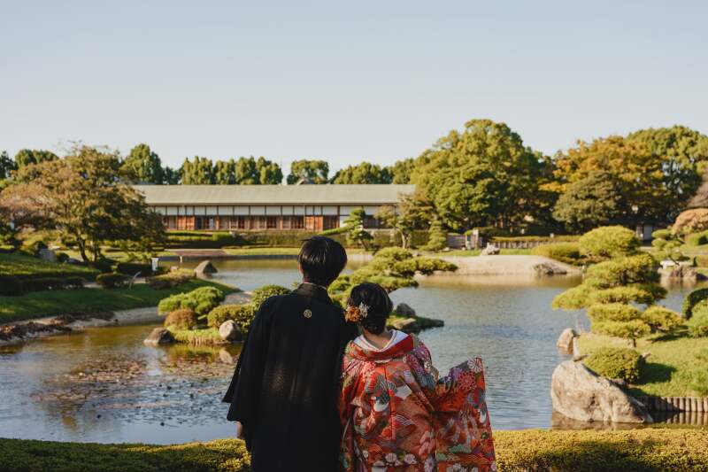 花田苑での撮影