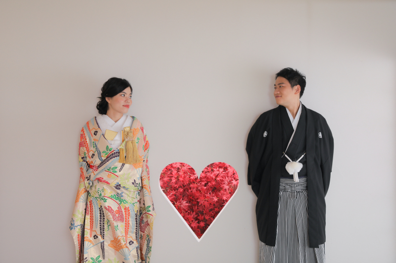 ハートの猪目窓での撮影はいかがですか?