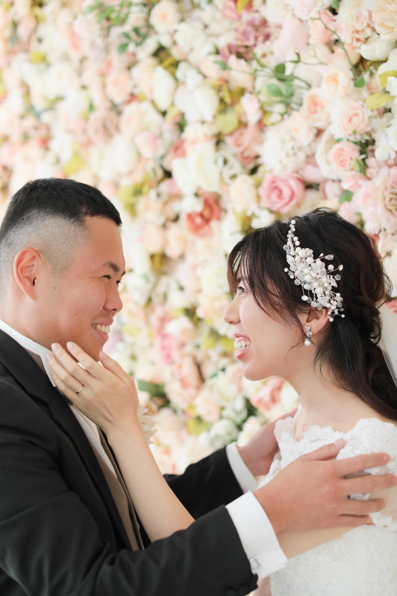 見つめ合うお二人