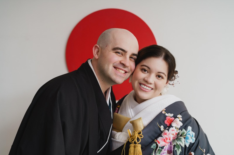 お顔をギューと寄せ合って