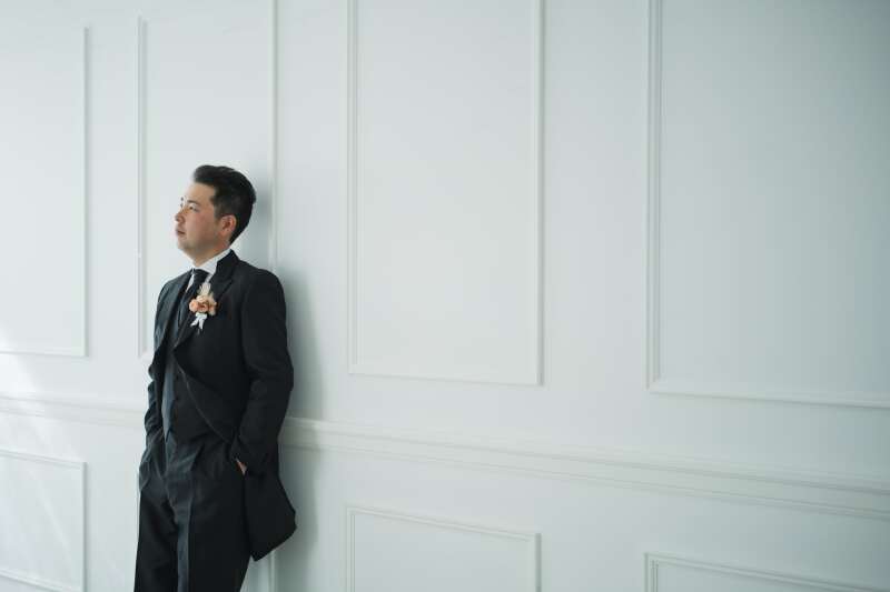 新郎ソロショット