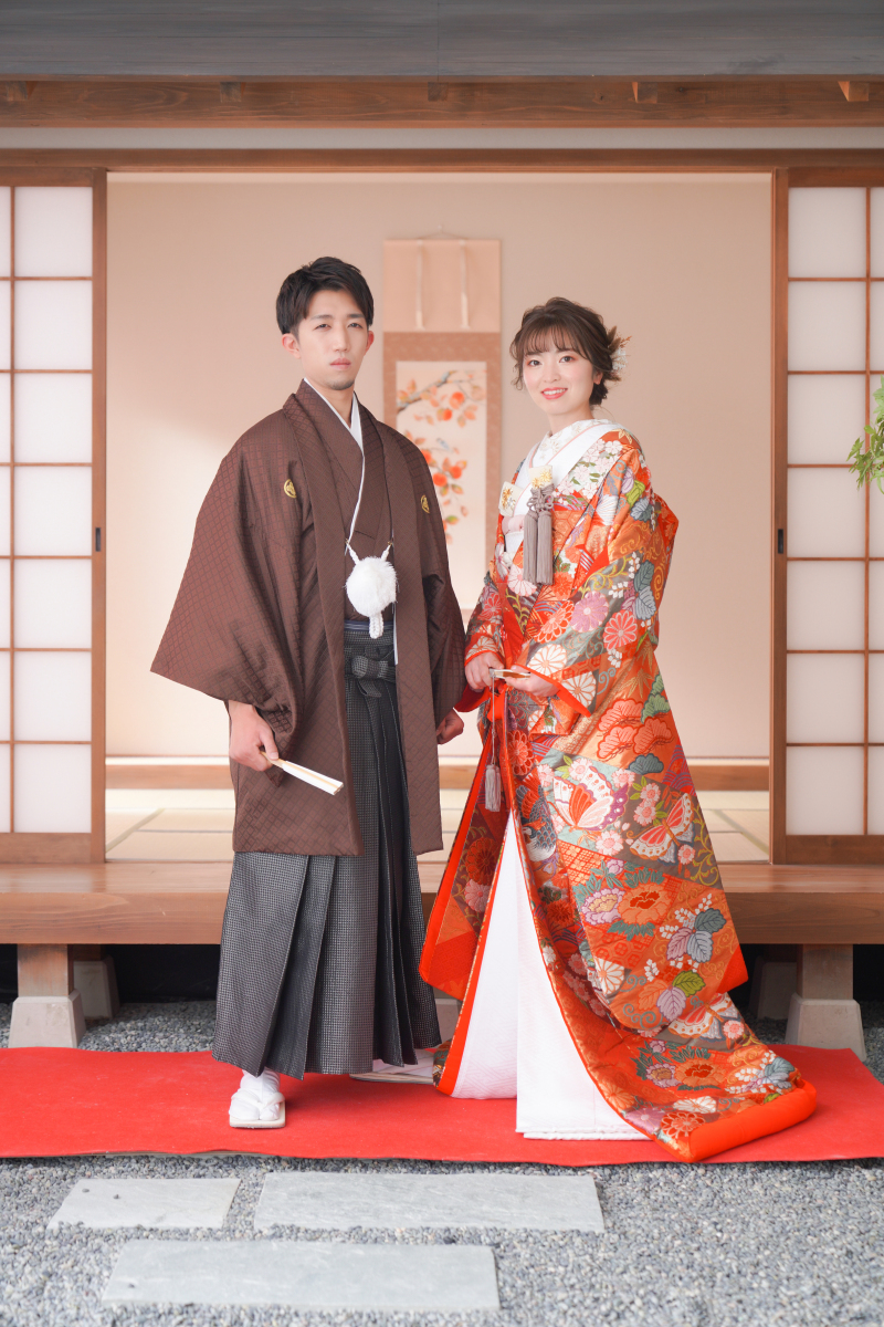 昔ながらの立ち姿