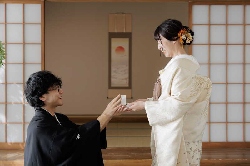 プロポーズ風で