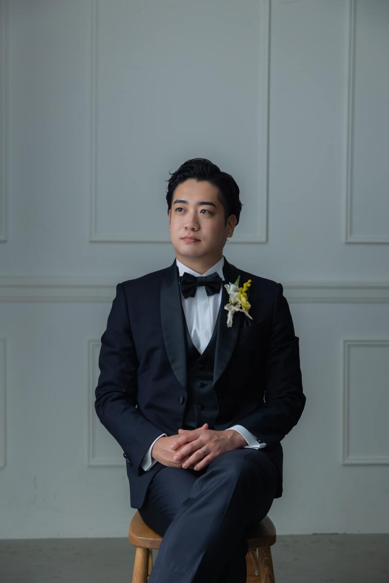 ご新郎様ソロショット