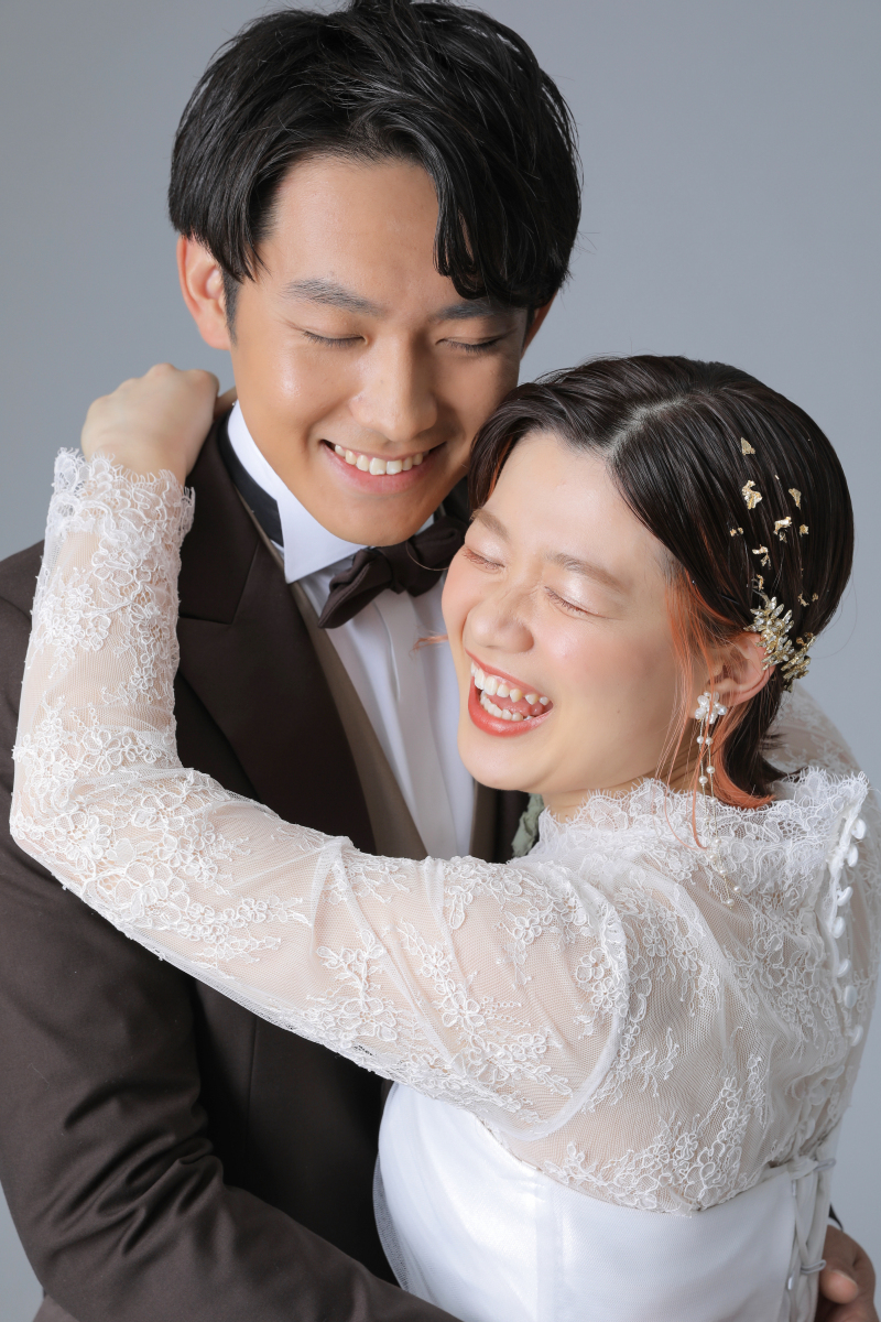 クシャッと笑顔