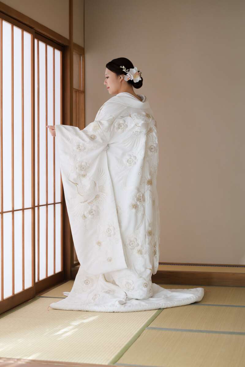 ご新婦様の後ろ姿