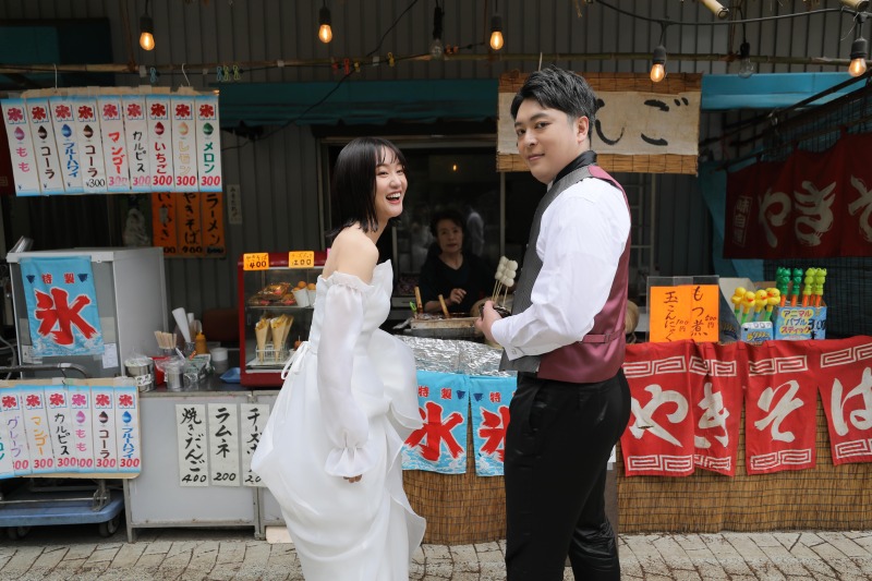 ロケーションとスタジオ撮影の1日。