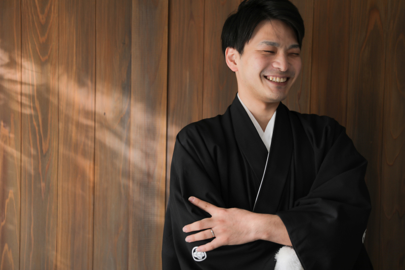 ご新郎様のソロカット