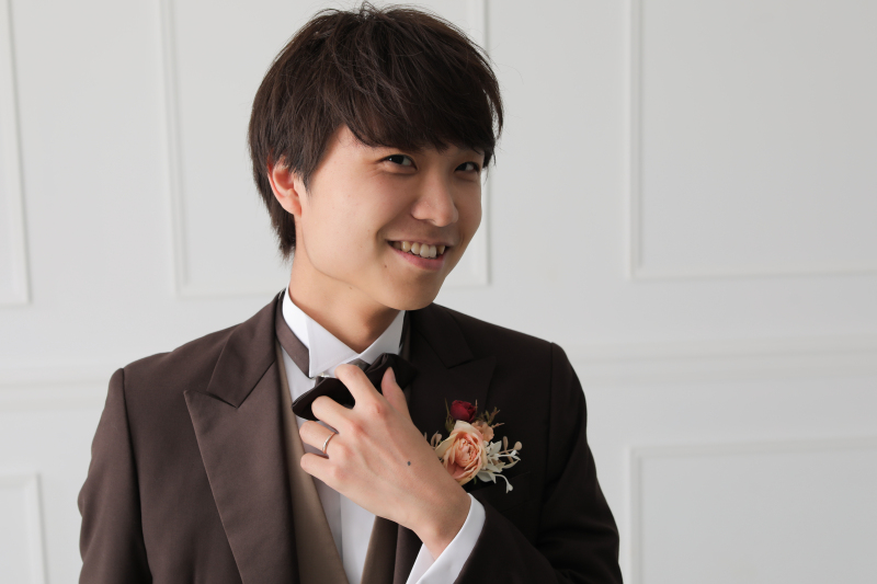 新郎様のソロカット