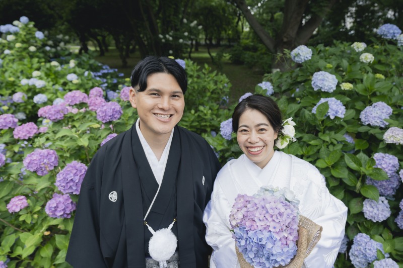 梅雨の撮影も可愛いく!