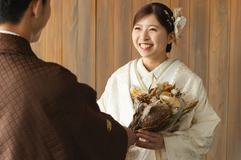 ブーケを使って