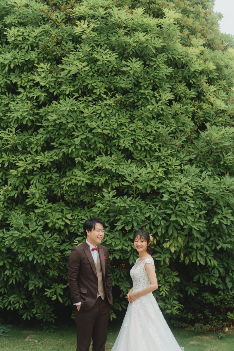 おふたりのラフな笑顔