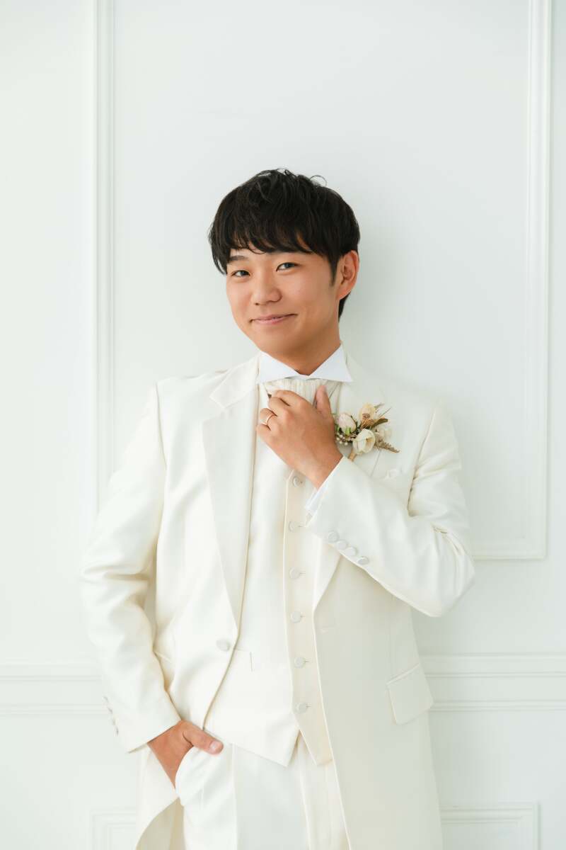 ご新郎様のソロカット