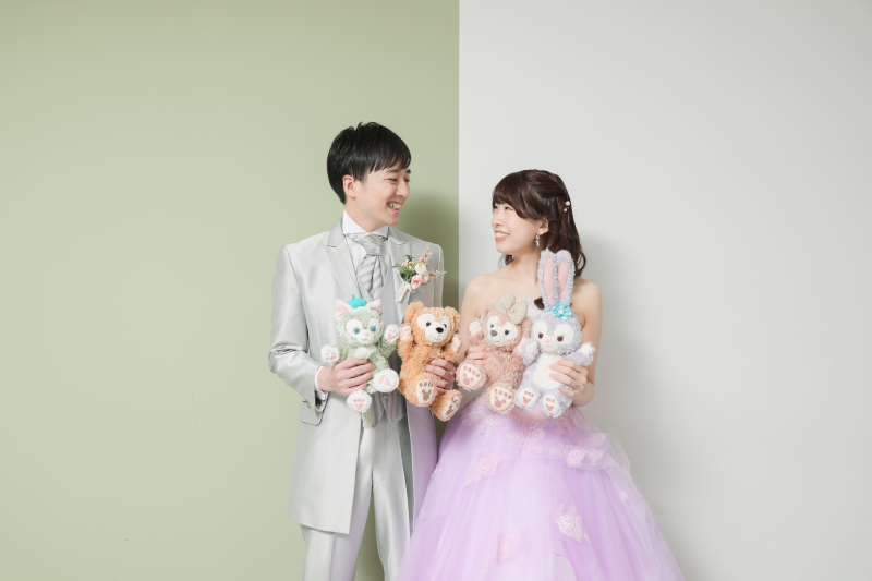 ぬいぐるみと一緒に