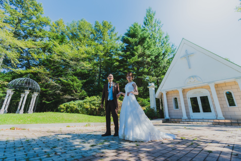 チャペルの外でも