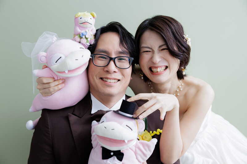 好きなものを詰め込んで！賑やかなウェディングフォト♡