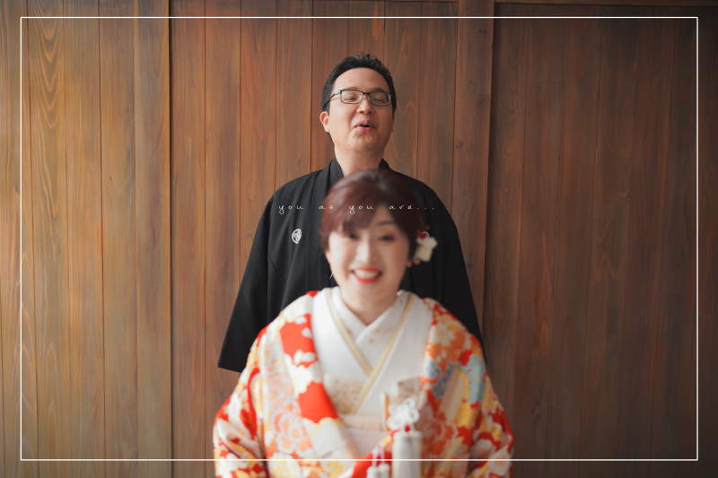 お茶目なご新郎様